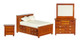 Double Bedroom Set - Walnut