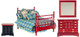 Double Bedroom Set - Mahogany