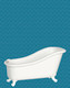 Avalon Bathtub - White and Walnut