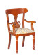 Louise Napoleon Armchair - Walnut