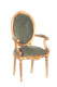 George III Open Armchair - Gold