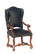 Spanish Armchair - Black and Walnut