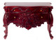 Bombe Console - Mahogany