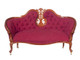Arm Victorian Settee - Walnut