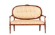 Mirrorback Loveseat - Walnut
