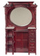 Victorian Barber Cabinet - Mahogany