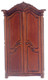 York Wardrobe - Walnut