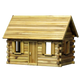 Lakeside Retreat Log Cabin Dollhouse Kit