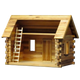 Lakeside Retreat Log Cabin Dollhouse Kit