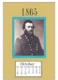 1865 Civil Wal Calendar
