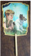 Church Hand Fan - Boy and Dog