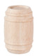 Unfinished Wooden Barrel