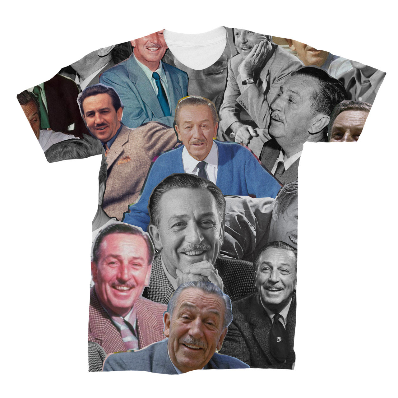 Walt Disney 3D Collage Face T-Shirt 