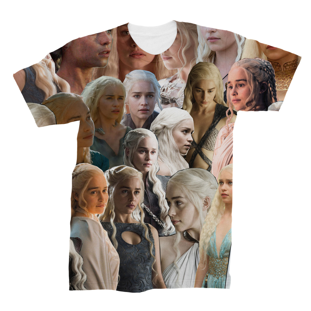 inquilino espejo Ciudadanía Daenerys Targaryen Khaleesi 3D Collage Face T-Shirt