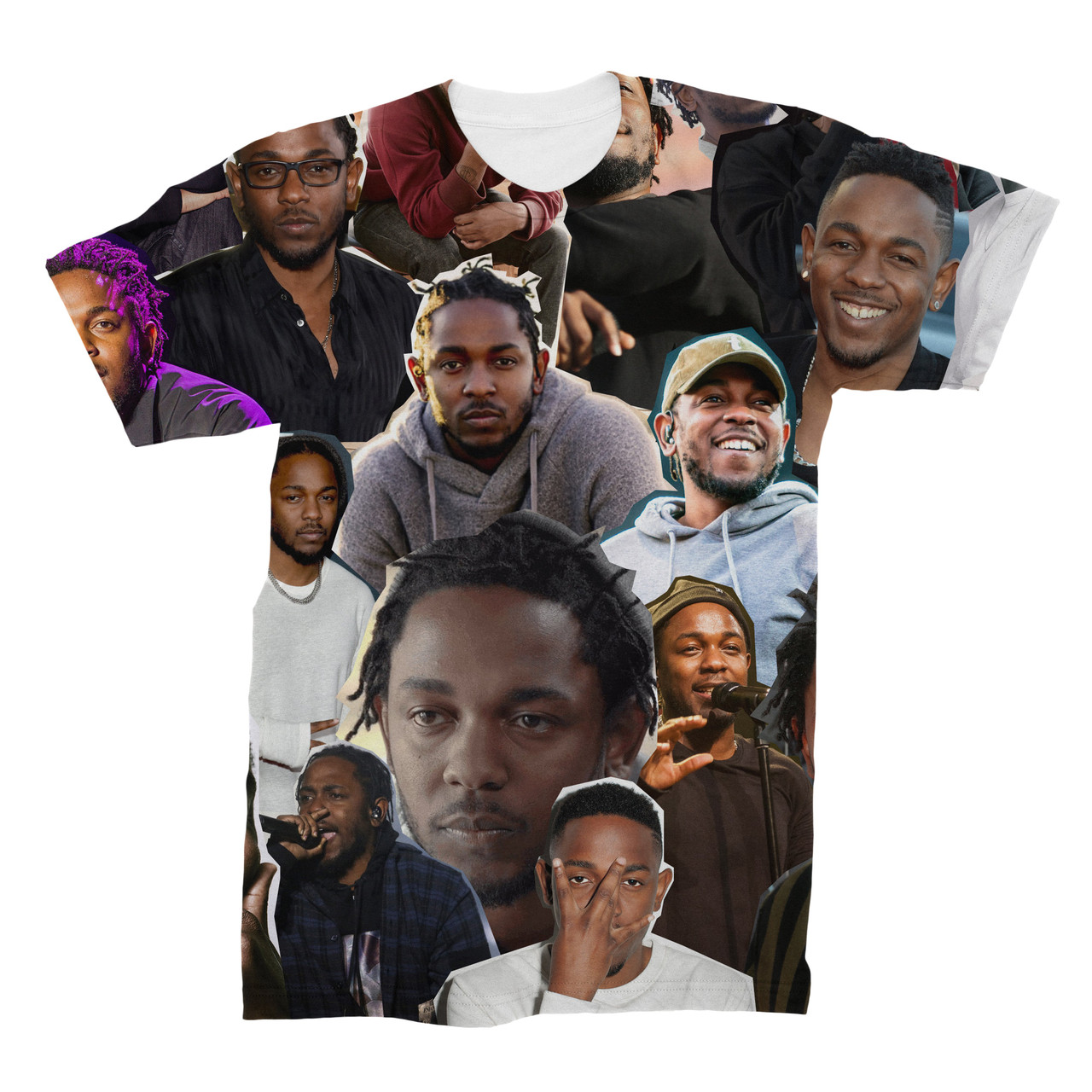 Kendrick Lamar 3D Collage Face T-Shirt