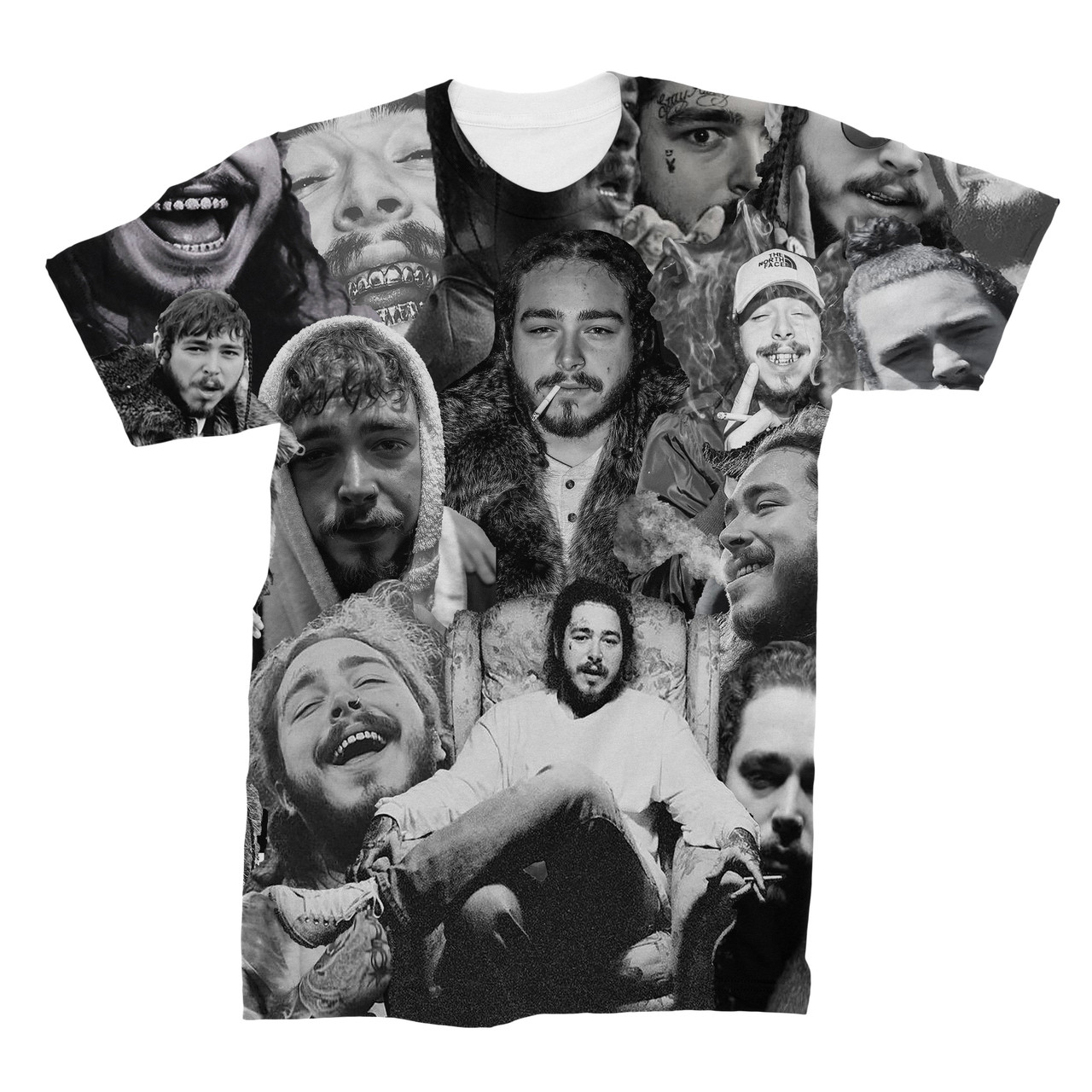 Post malone face shirt clearance