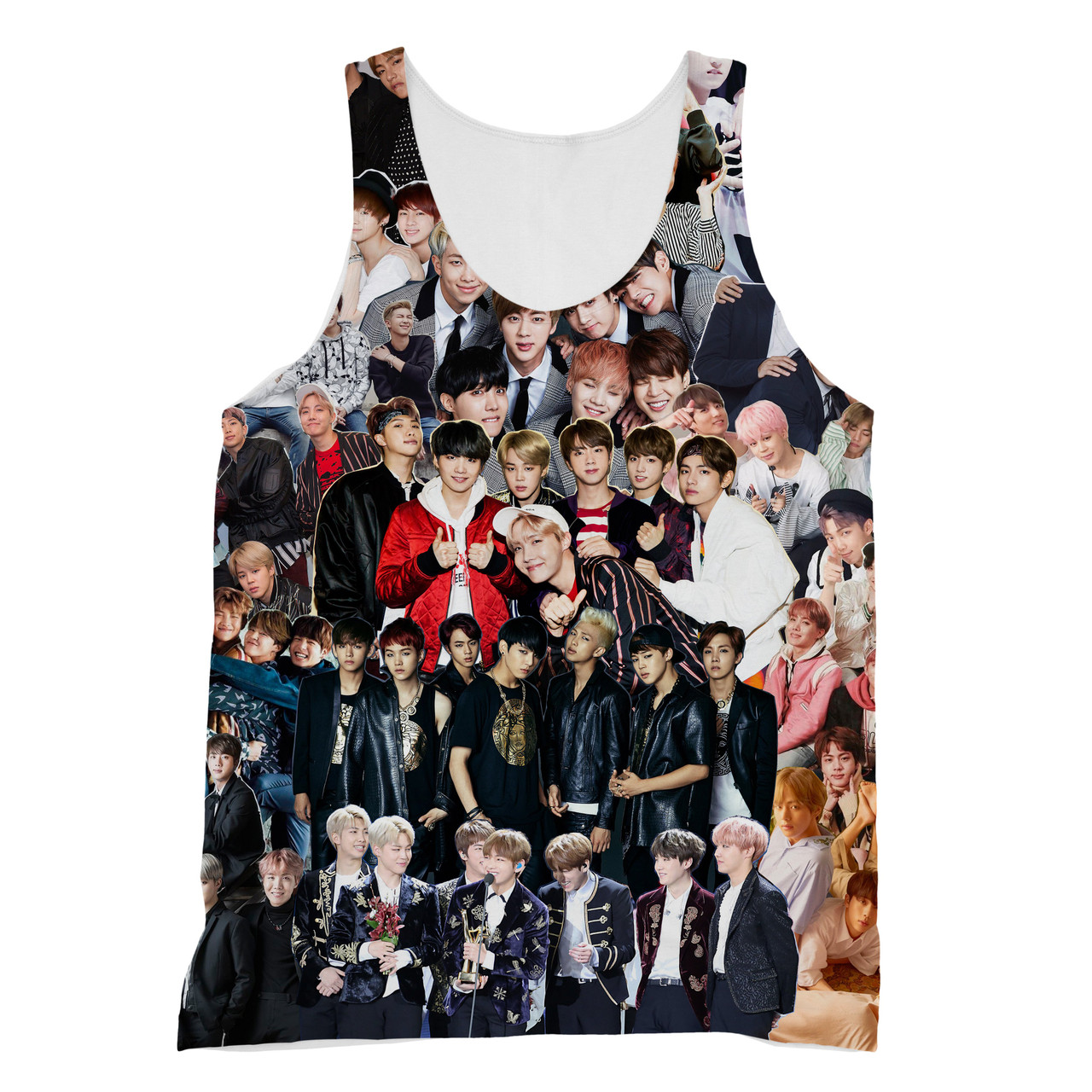BTS 3D Collage Face T-Shirt - AllOverPrint.ca
