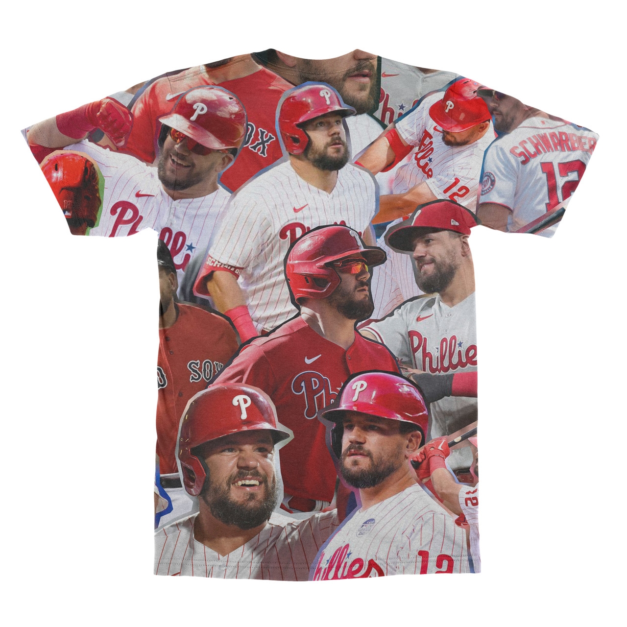 Kyle Schwarber 3D Collage T-Shirt