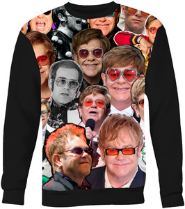 Elton John Photo Collage Sweatshirt