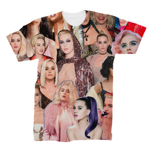 Katy Perry 3D Collage Face T-Shirt