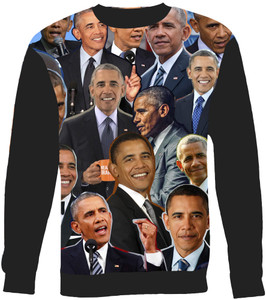 Barack Obama Photo Collage Sweatshirt