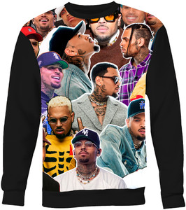 Chris Brown Photo Collage Sweatshirt