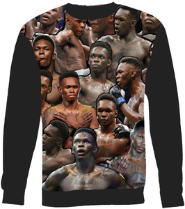 Israel Adesanya Photo Collage Sweatshirt Israel Adesanya Photo Collage Sweatshirt