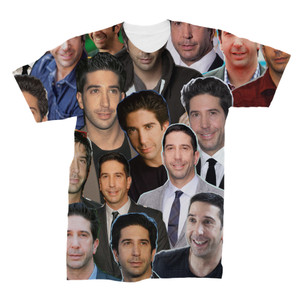 David Schwimmer 3D Collage Face T-Shirt David Schwimmer 3D Collage Face T-Shirt