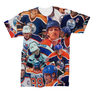 Wayne Gretzky 3D Collage Face T-Shirt Wayne Gretzky 3D Collage Face T-Shirt