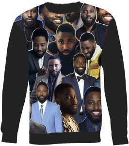 John David Washington Photo Collage Sweatshirt