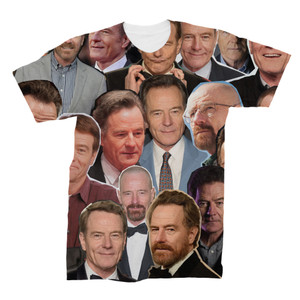 Bryan Cranston 3D Collage Face T-Shirt Bryan Cranston 3D Collage Face T-Shirt