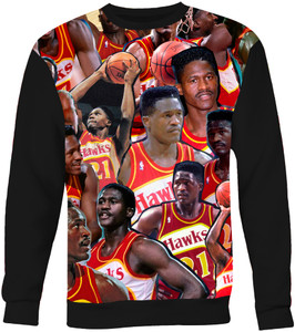 Dominique Wilkins Collage Sweatshirt Dominique Wilkins Collage Sweatshirt