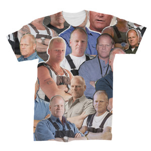 Mike Holmes 3D Collage Face T-Shirt Mike Holmes 3D Collage Face T-Shirt