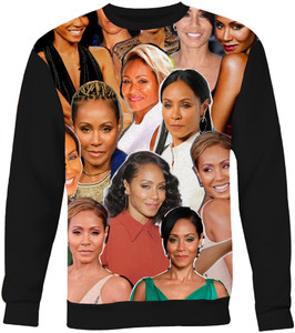 Jada Pinkett Smith Photo Collage Sweatshirt Jada Pinkett Smith Photo Collage Sweatshirt