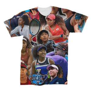 Naomi Osaka Photo Collage T-Shirt Naomi Osaka Photo Collage T-Shirt