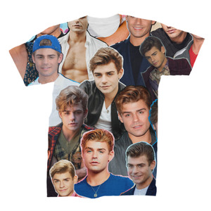 Garrett Clayton 3D Collage Face T-Shirt Garrett Clayton 3D Collage Face T-Shirt