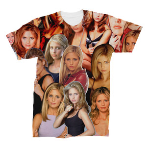 Buffy Summers (Buffy The Vampire Slayer) 3D Collage Face T-Shirt Buffy Summers (Buffy The Vampire Slayer) 3D Collage Face T-Shirt