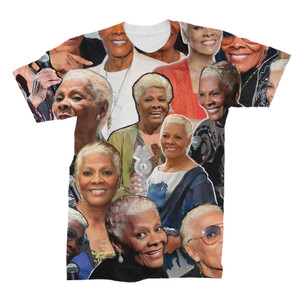 Dionne Warwick 3D Collage Face T-Shirt