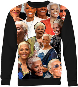 Dionne Warwick Photo Collage Sweatshirt Dionne Warwick Photo Collage Sweatshirt