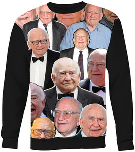 Ed Asner Photo Collage Sweatshirt Ed Asner Photo Collage Sweatshirt