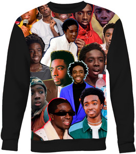Caleb Mclaughlin Photo Collage Sweatshirt Caleb Mclaughlin Photo Collage Sweatshirt
