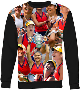 Emma Raducanu Photo Collage Sweatshirt Emma Raducanu Photo Collage Sweatshirt