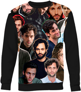 Penn Badgley Photo Collage Sweatshirt Penn Badgley Photo Collage Sweatshirt