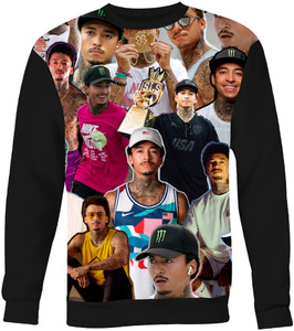 Nyjah Huston Photo Collage Sweatshirt Nyjah Huston Photo Collage Sweatshirt