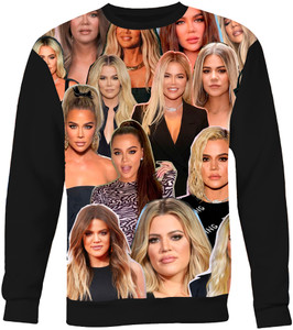 Khloe Kardashian Photo Collage Sweatshirt