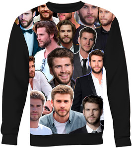 Liam Hemsworth Photo Collage Sweatshirt