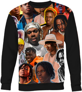 Fireboy DML Photo Collage Sweatshirt Fireboy DML Photo Collage Sweatshirt