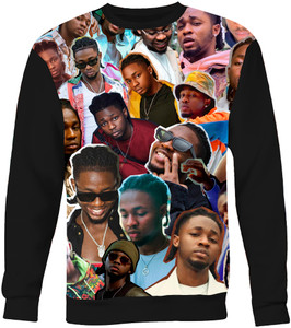 Omah Lay Photo Collage Sweatshirt Omah Lay Photo Collage Sweatshirt