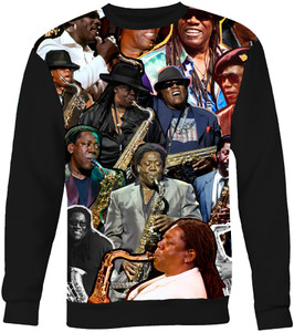 Clarence Clemons Photo Collage Sweatshirt Clarence Clemons Photo Collage Sweatshirt