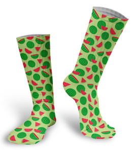 Watermelon Faces Socks
